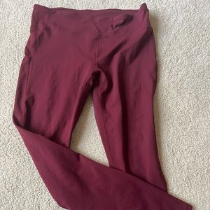 Maroon Fabletics Leggings